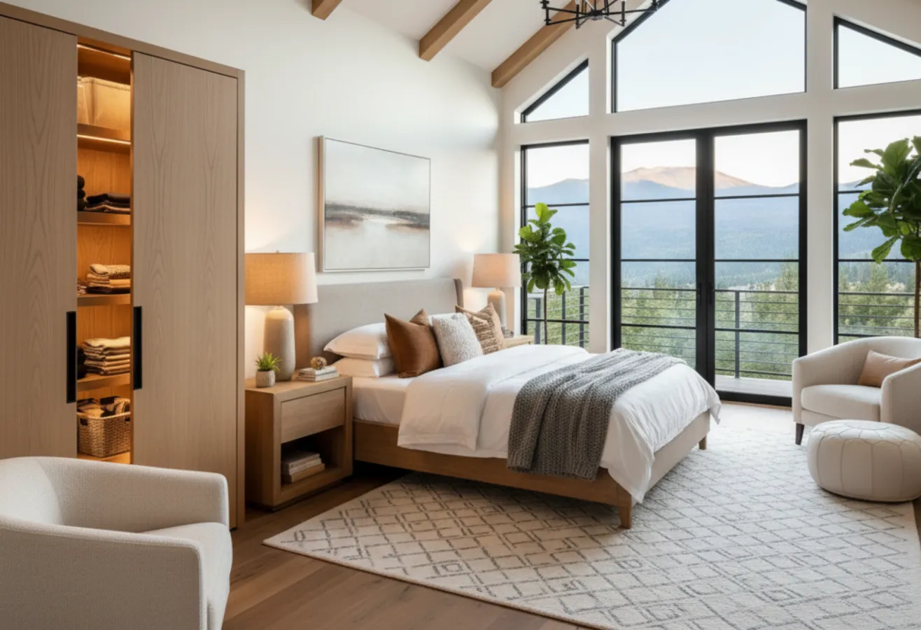 Bedroom organized
